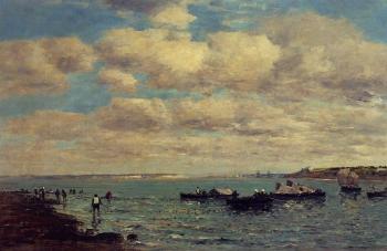 尤金 佈丹 Camaret, Fishermen and Boats 尤金 佈丹 Camaret, Fishermen and Boats